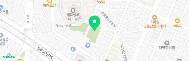 한주어린이공원 놀이터 지도 이미지