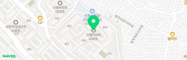 신동아4차아파트 404동 놀이터 지도 이미지