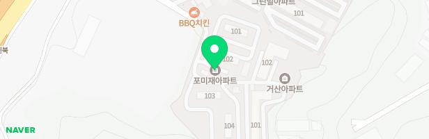 포천포미재아파트 104 놀이터 지도 이미지