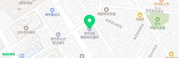 정자어린이공원 놀이터 지도 이미지
