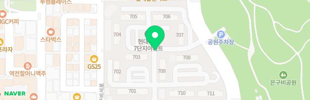 열매마을7단지아파트 701동옆 놀이터 지도 이미지