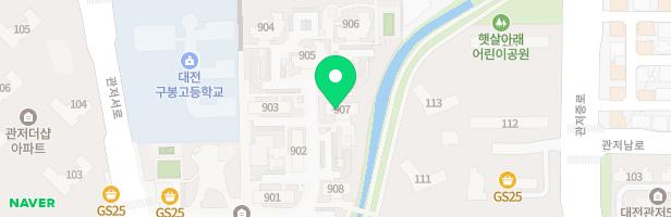 구봉마을9단지 아파트 (907동 앞) 놀이터 지도 이미지