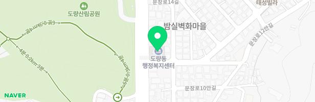 도봉초등학교 어린이놀이시설 지도 이미지