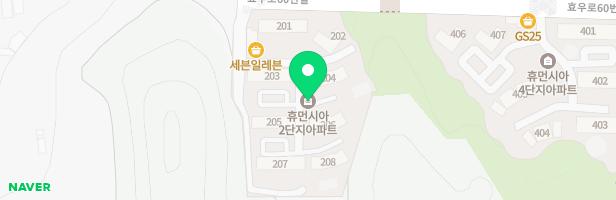 송화마을휴먼시아2단지아파트 어린이놀이시설(208동 뒤) 지도 이미지