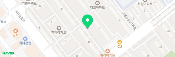 대교아파트(1동 뒤) 놀이시설 지도 이미지