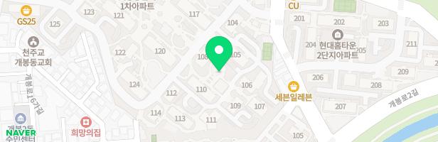 개봉동현대아파트 106동 놀이터 지도 이미지