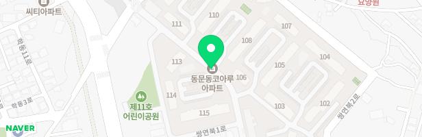 제11호 어린이공원(코아루 아파트 옆) 지도 이미지