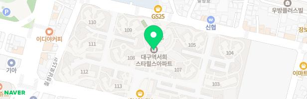대구역서희스타힐스 어린이놀이터2(107동 앞) 지도 이미지