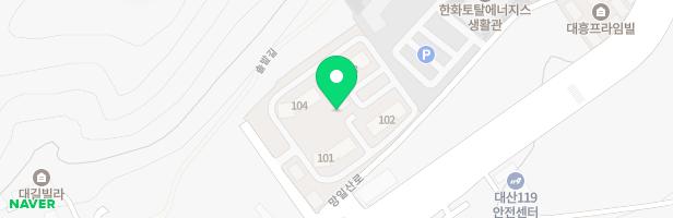 대산LH아파트(휴먼시아) 제1어린이놀이터 지도 이미지