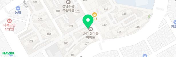 아침마을아파트 110동 앞 놀이터 지도 이미지