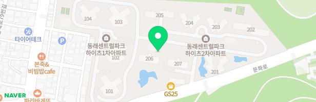 동래센트럴파크하이츠 2차 유아놀이터 지도 이미지