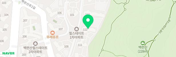 백련산힐스테이트 1차 아파트어린이놀이터(112~113동사이) 지도 이미지