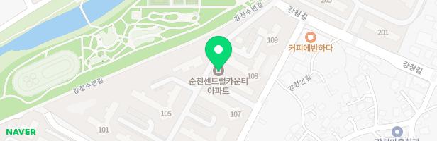 라송센트럴카운티 아파트(108동 옆) 지도 이미지