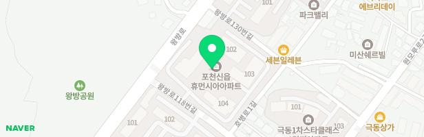 휴먼시아 아파트 102동 앞 어린이놀이터 지도 이미지