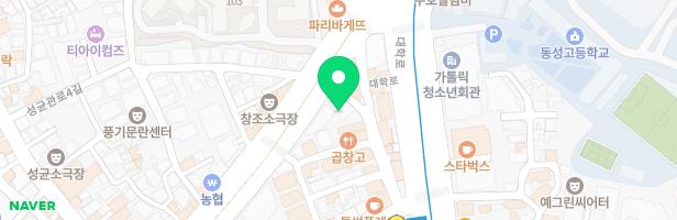 명륜아남1차아파트 어린이놀이터 지도 이미지