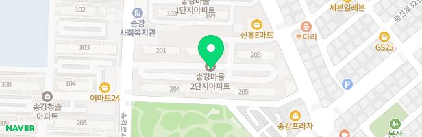 송강마을2단지아파트놀이터(203동) 지도 이미지