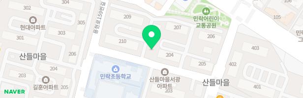 서광청구아파트210동 제3놀이터 지도 이미지