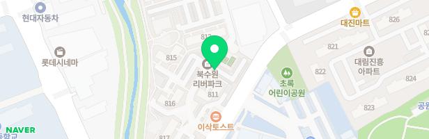 북수원리버파크아파트 817동 놀이터 지도 이미지