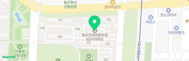 부영5단지(5차)아파트 509동옆 놀이시설 지도 이미지