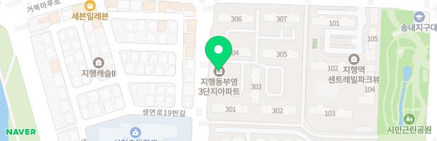 부영3단지 아파트 302동앞 놀이시설 지도 이미지