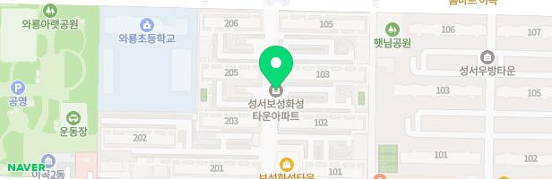 성서보성화성타운 201동 앞 어린이놀이시설(4) 지도 이미지