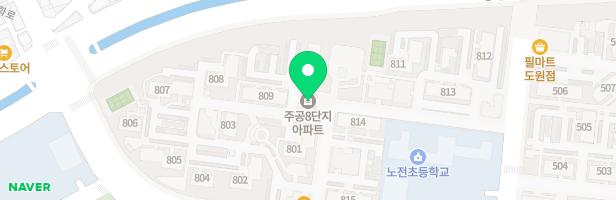 대곡나래마을 814동 놀이시설 지도 이미지