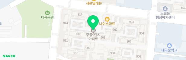 아람마을 904동 어린이놀이시설(1) 지도 이미지