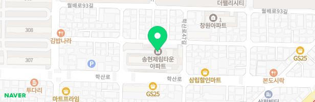송현제림타운 어린이 놀이터 지도 이미지