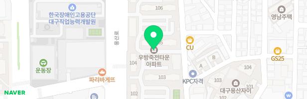 우방죽전타운 108동앞 놀이터 지도 이미지