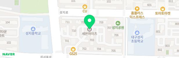 성서7주공 3초소앞 어린이놀이시설(1) 지도 이미지