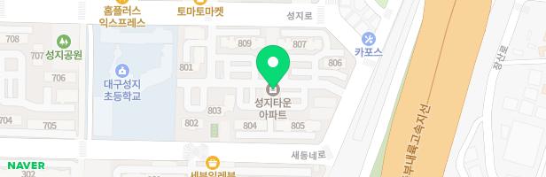 성서8주공 관리소남측 유아놀이시설(4) 지도 이미지