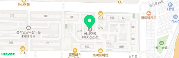 성서6-1주공아파트 관리동2 놀이터 지도 이미지