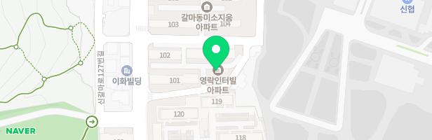 인터빌아파트 놀이터 지도 이미지