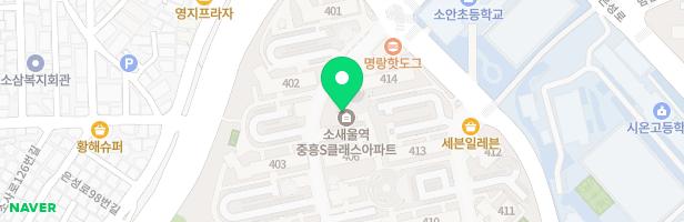 소사주공뜨란채4단지 하얀모래 놀이터(401동) 지도 이미지