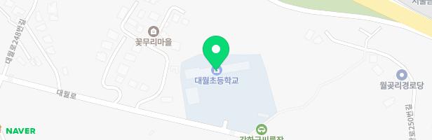 대월초등학교 운동장 놀이터 지도 이미지