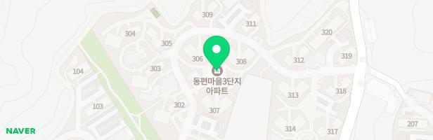 관양동 동편마을3단지(303동앞) 지도 이미지