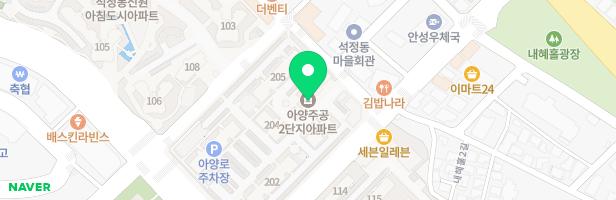 아양주공아파트 202동 어린이놀이터 지도 이미지
