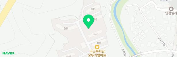 기산리관사(오뚜기아파트) 어린이놀이터 지도 이미지