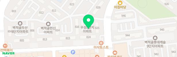 벽적골두산한신우성아파트 806동 놀이터 지도 이미지