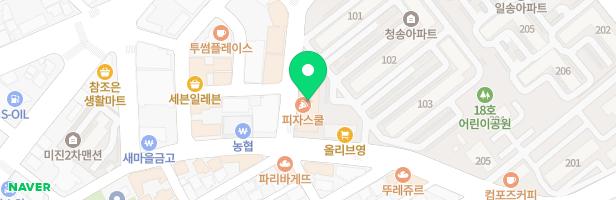 청송아파트 어린이놀이터 지도 이미지