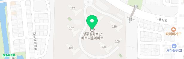 성화호반베르디움아파트 어린이놀이터3 지도 이미지