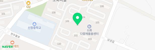 신창소화마을아파트-105동앞 지도 이미지