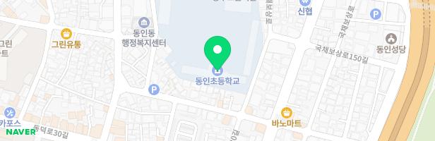 대구동인초 어린이놀이시설 지도 이미지