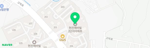 덕계현진에버빌2단지아파트 유아놀이터-보육시설측면 지도 이미지