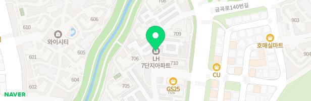LH 칠보마을 7단지 어린이놀이터2(중앙광장) 지도 이미지