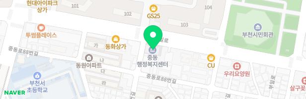 부천중동리첸시아아파트(3층) 어린이놀이터-2 지도 이미지