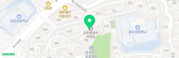 금호대우 임대아파트 내 놀이터1 지도 이미지