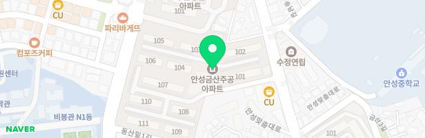 금산주공아파트 103동 앞 지도 이미지