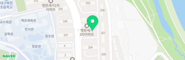 복현명문세가2단지 1(203동 앞) 지도 이미지