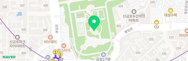 응봉공원 놀이터(남쪽) 지도 이미지
